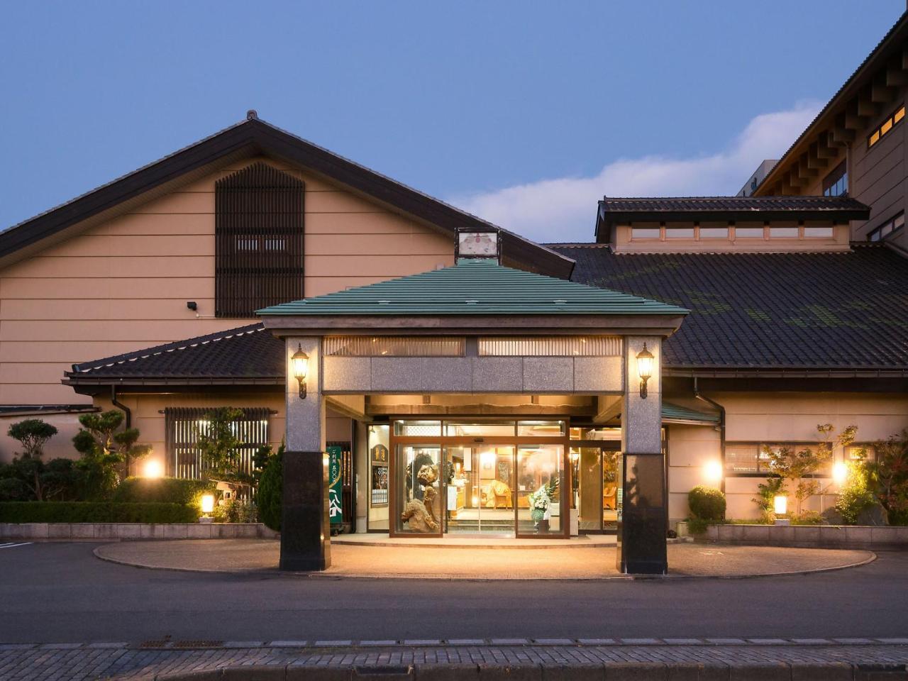 Awara Onsen Hot Spring Koubou Gurabaatei Hotel Bagian luar foto