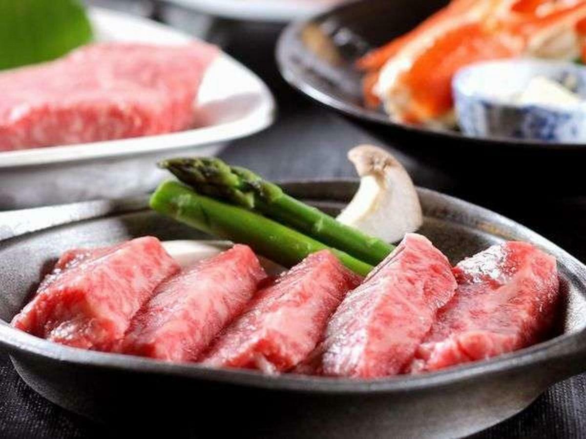 Awara Onsen Hot Spring Koubou Gurabaatei Hotel Bagian luar foto